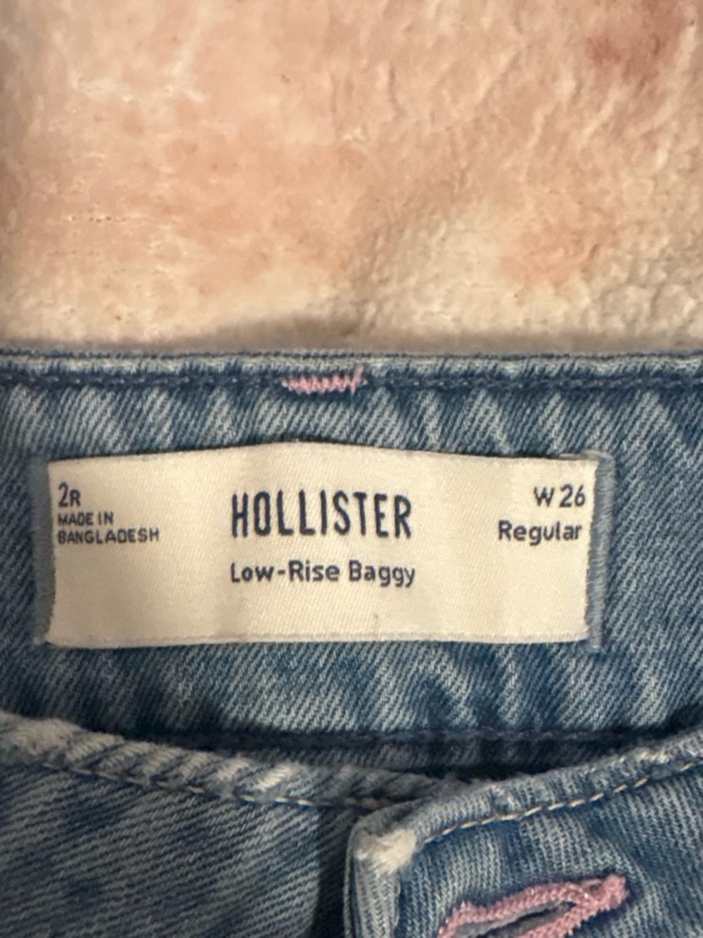 Hollister Light Blue Low-Rise Baggy Women’s Jeans